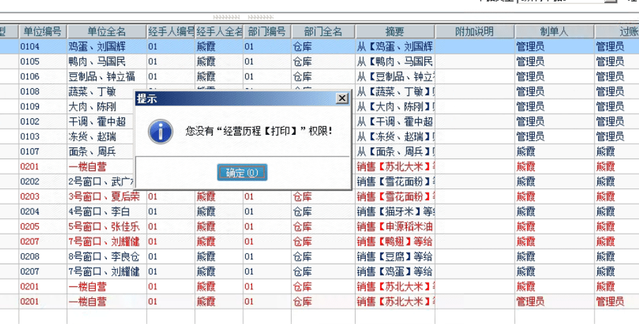 经营历程没有打印权限，如何处理？第1张
