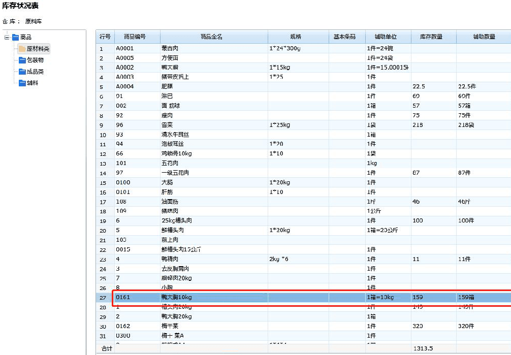 为什么在库存状况表中，总览和明细账本中剩余数量不一致呢？第1张